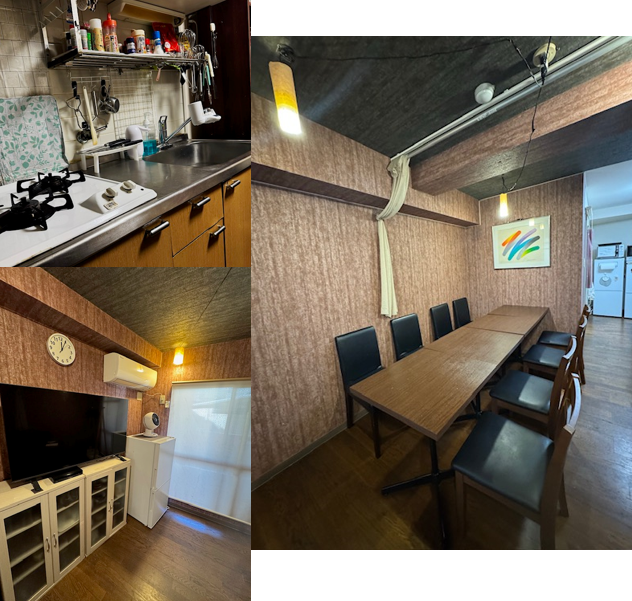 貸し切り個室で女子会などができるキッチンスタジオのあるレンタルスペースなら十三駅の“キッチンスタジオ幸楽”